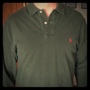 Men’s long sleeve polo